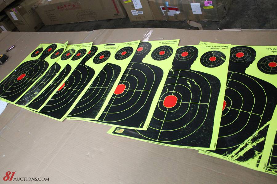 Details about   Splatterburst Targets 12 x18 inch Shot Silhouette Reactive Shooting Target 