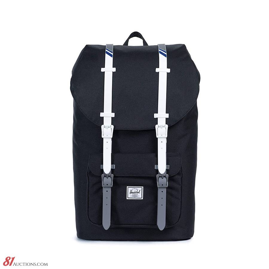 herschel backpack black and white