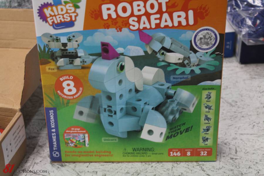 Llama Thames & Kosmos Kids First: Robot Safari Build 8 Robotic Animals Including A Unicorn Introduction to Motorized Machines Science Experiment Kit for Ages 5 to 7 Narwhal & More