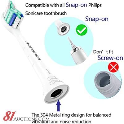 snap on toothbrush heads