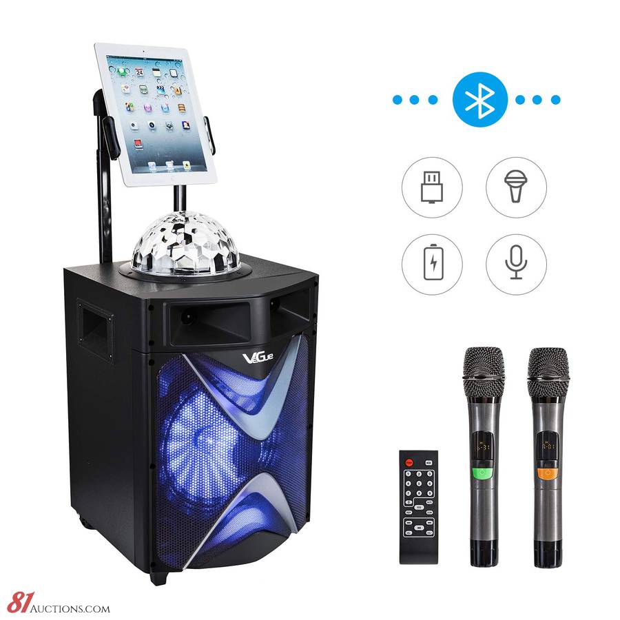 portable wireless karaoke & pa speaker
