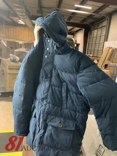 dockers men's microtwill long hooded parka